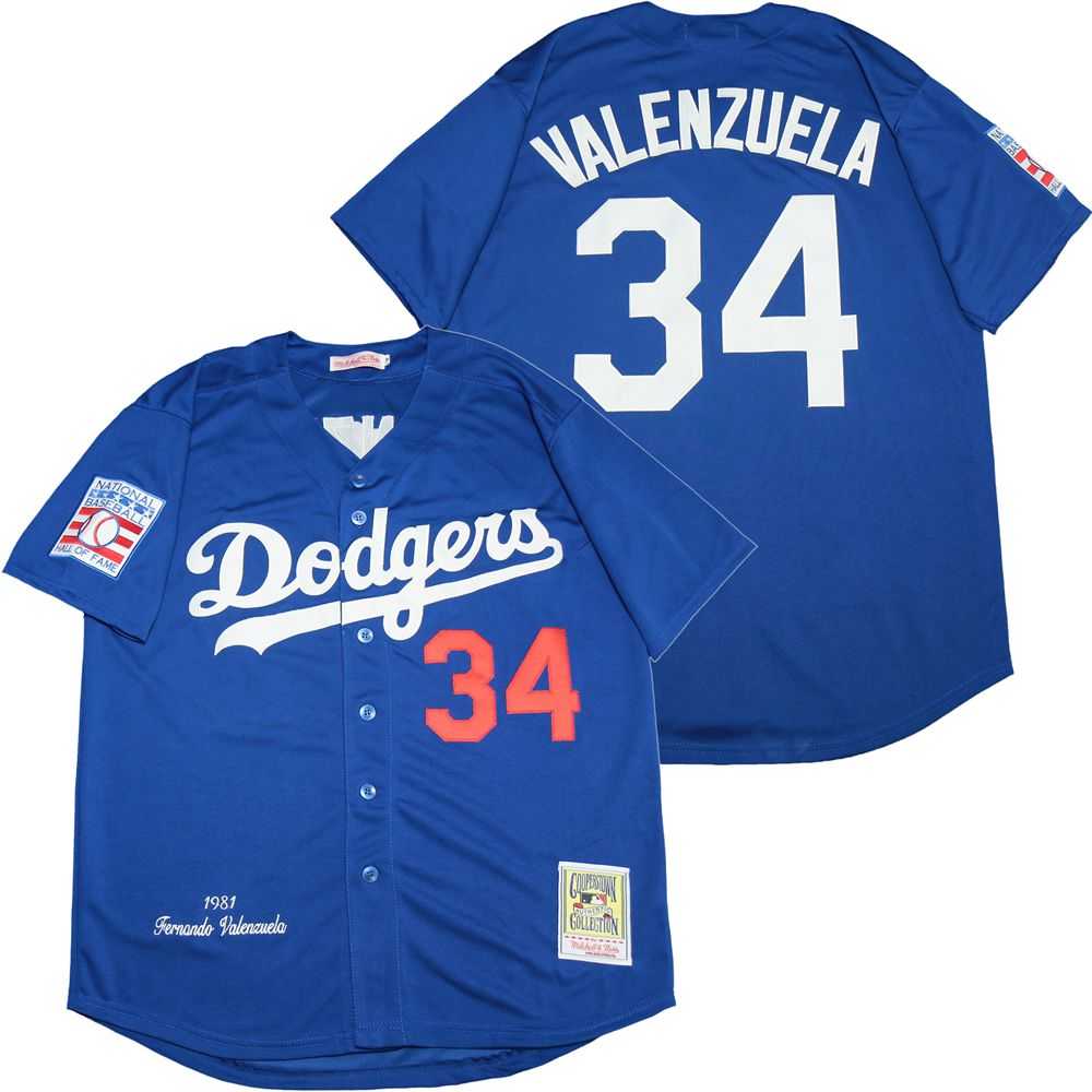 Dodgers 34 Fernando Valenzuela Royal 1981 Cooperstown Collection Jersey,We sell and wholesale Dodgers 34 Fernando Valenzuela Royal 1981 Cooperstown Collection Jersey on line form chian!